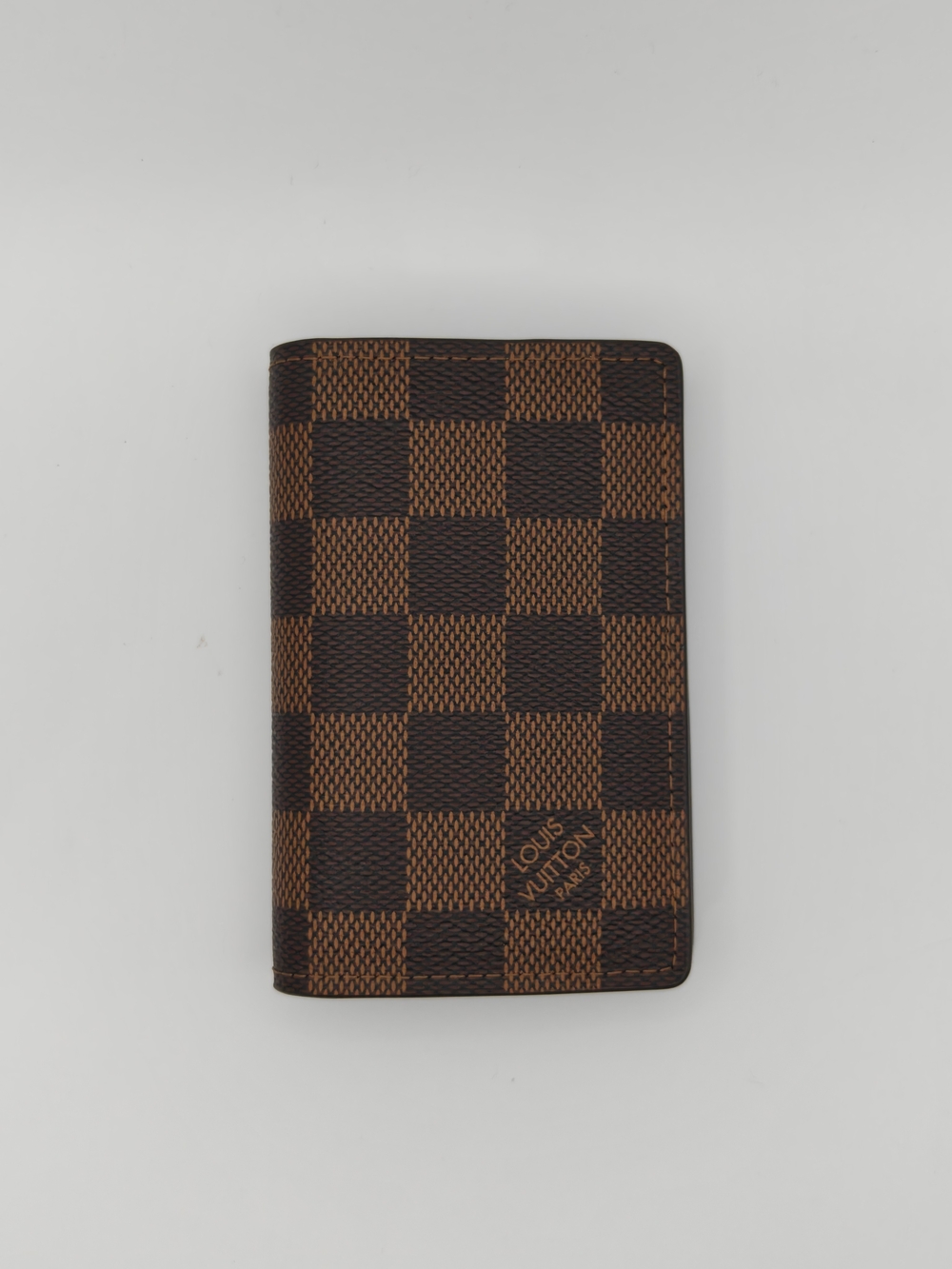 Louis Vuitton Brown Damier Check Card Holder